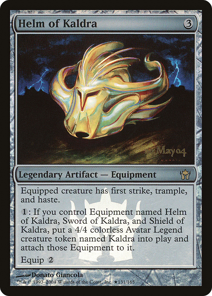 Helm of Kaldra (PRE-131★) [Fifth Dawn Promos] Foil