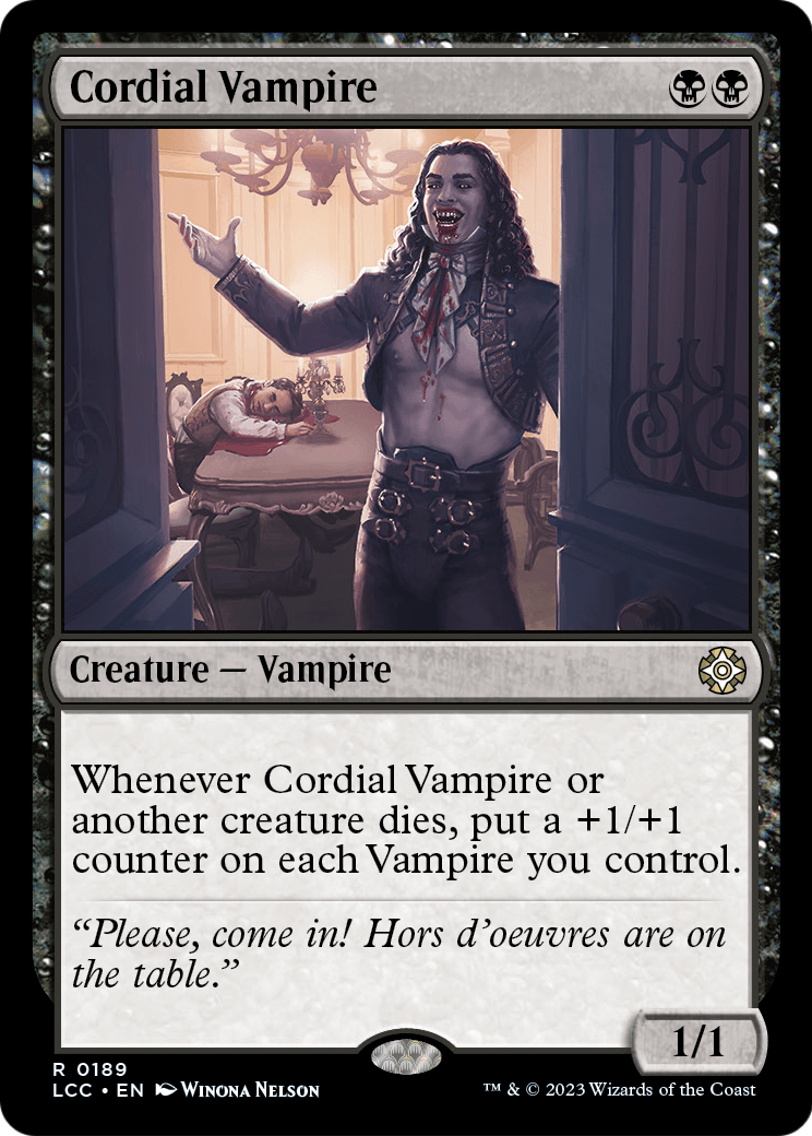 Cordial Vampire (LCC-189) [The Lost Caverns of Ixalan Commander]