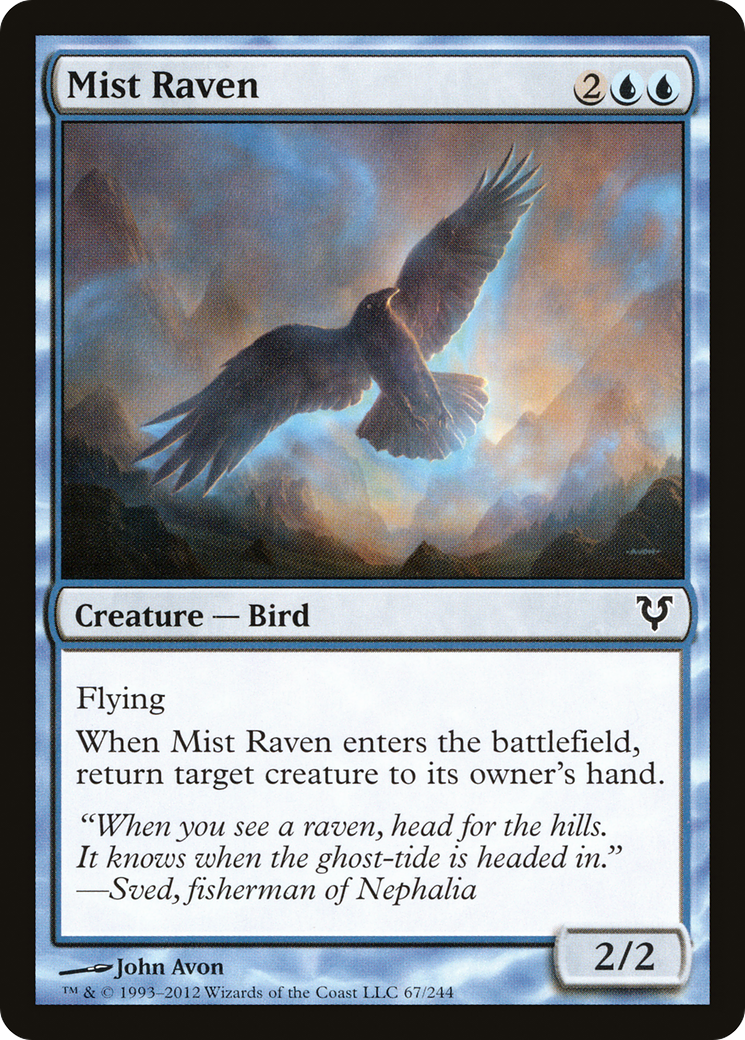 Mist Raven (AVR-067) [Avacyn Restored]