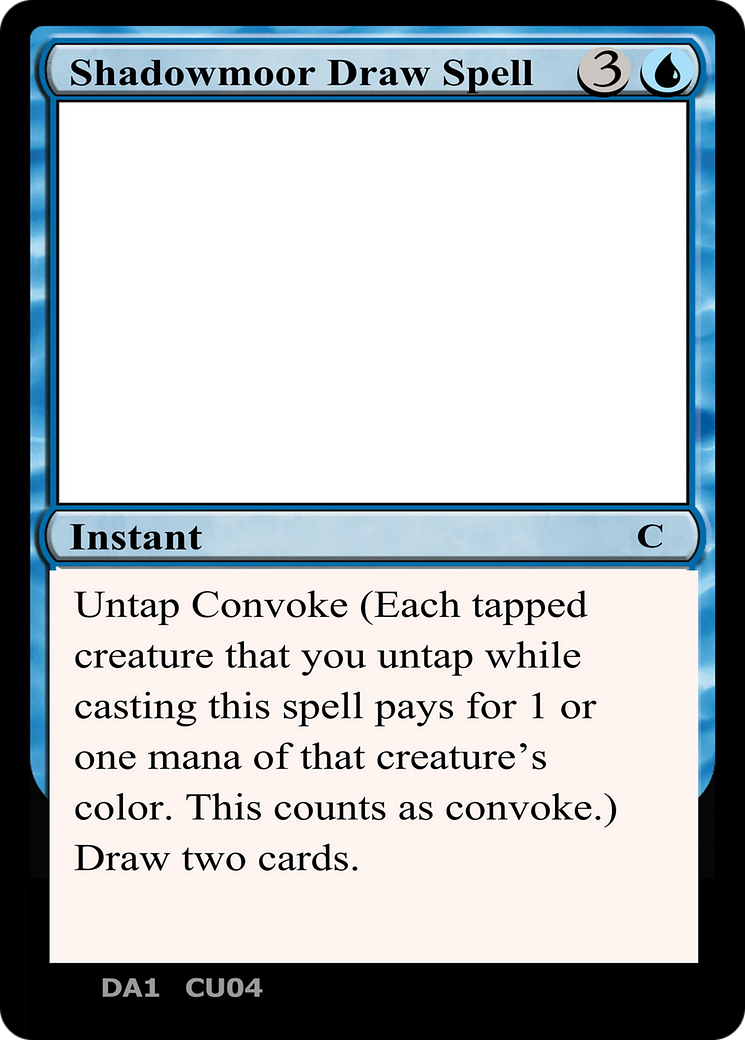 Shadowmoor Draw Spell [Unknown Event]