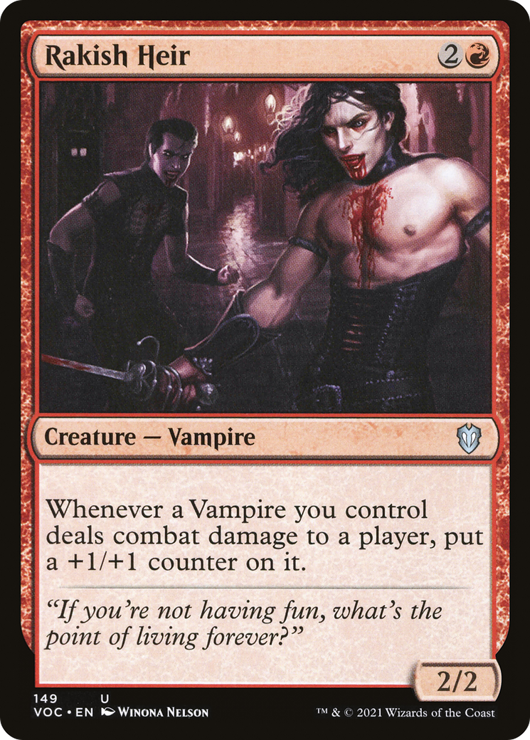 Rakish Heir (VOC-149) [Crimson Vow Commander]