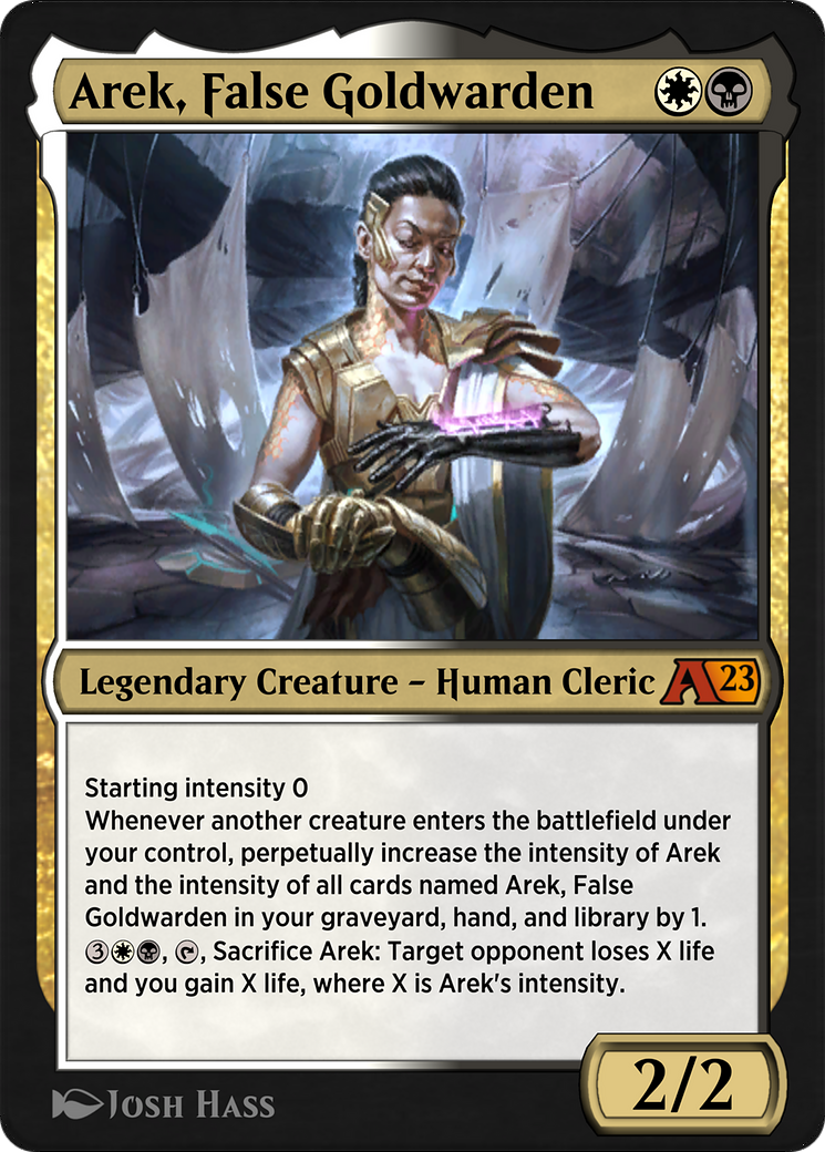 Arek, False Goldwarden (YONE-017) [Alchemy: Phyrexia]