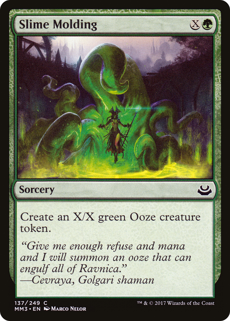 Slime Molding (MM3-137) [Modern Masters 2017]