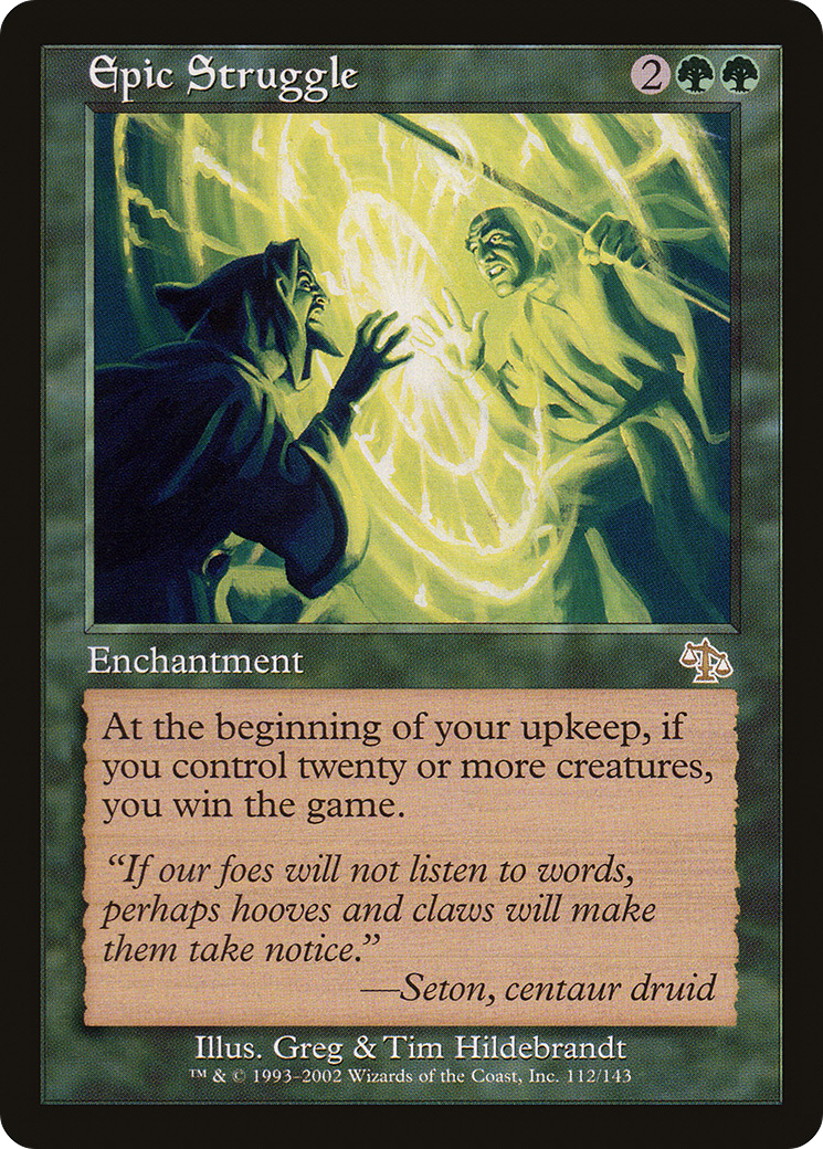 Epic Struggle (JUD-112) [Judgment] Foil