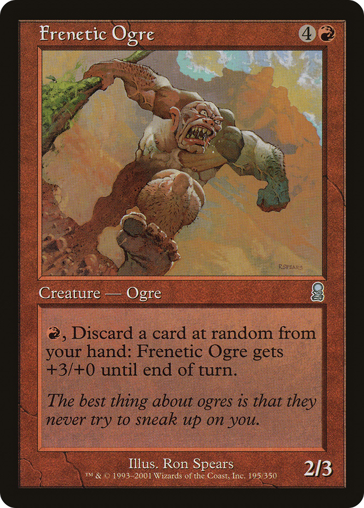 Frenetic Ogre (ODY-195) [Odyssey] Foil