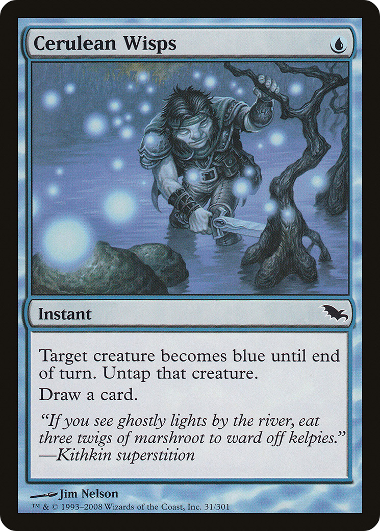 Cerulean Wisps (SHM-031) [Shadowmoor] Foil