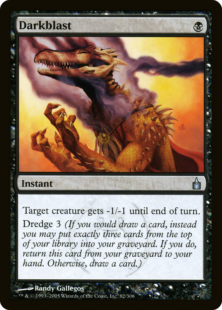Darkblast (RAV-082) [Ravnica: City of Guilds] Foil