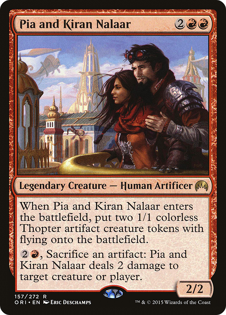 Pia and Kiran Nalaar (ORI-157) [Magic Origins] Foil