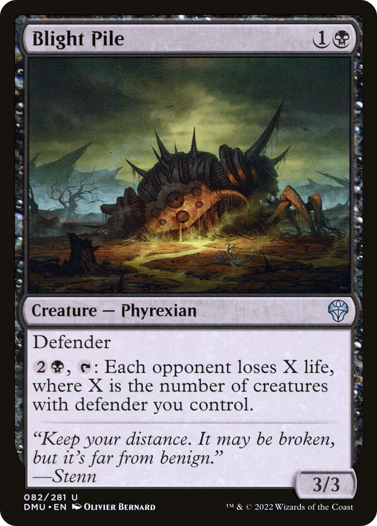 Blight Pile (DMU-082) [Dominaria United] Foil