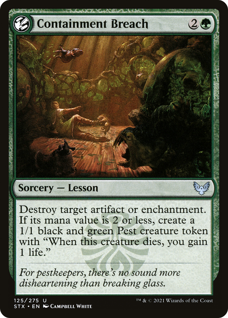 Containment Breach (STX-125) [Strixhaven: School of Mages] Foil