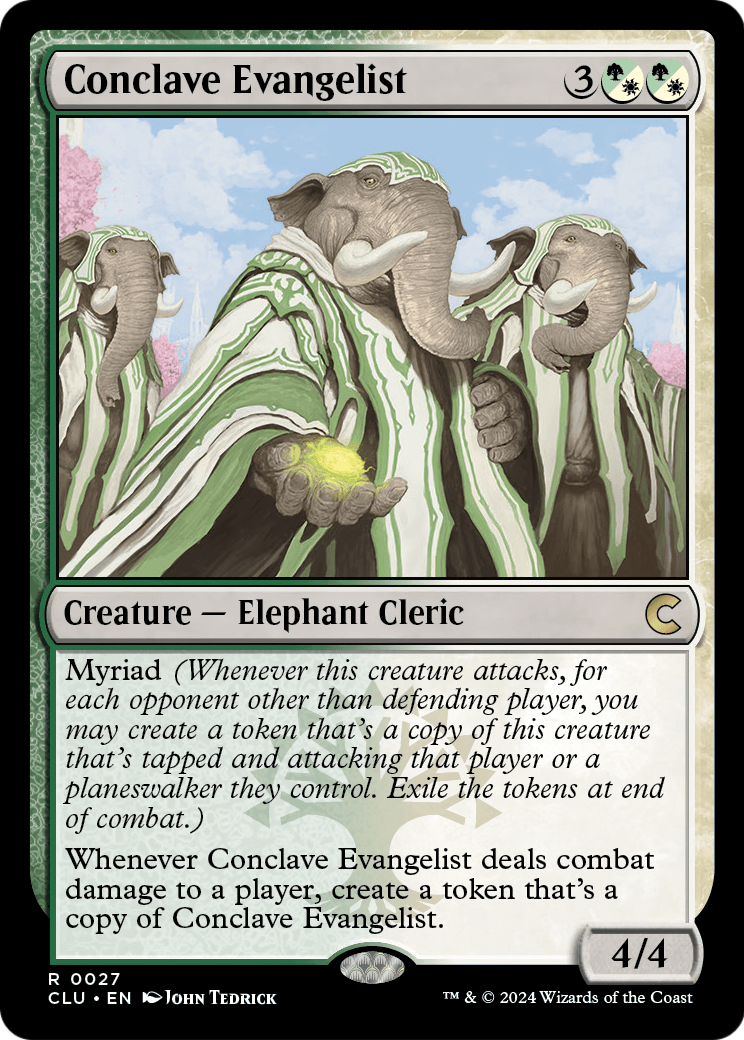 Conclave Evangelist (CLU-027) [Ravnica: Clue Edition]