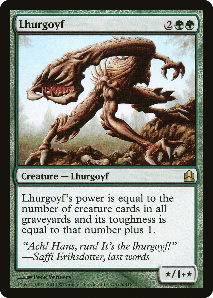 Lhurgoyf (CMD-165) [Commander 2011]
