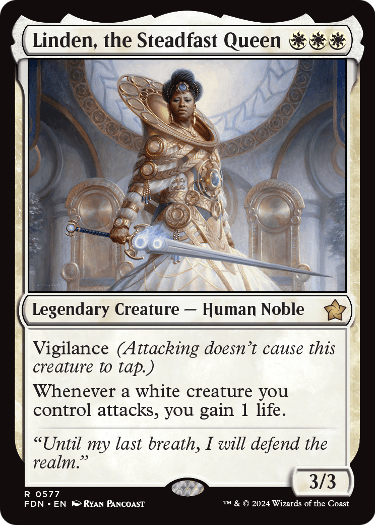 Linden, the Steadfast Queen (FDN-577) [Foundations]