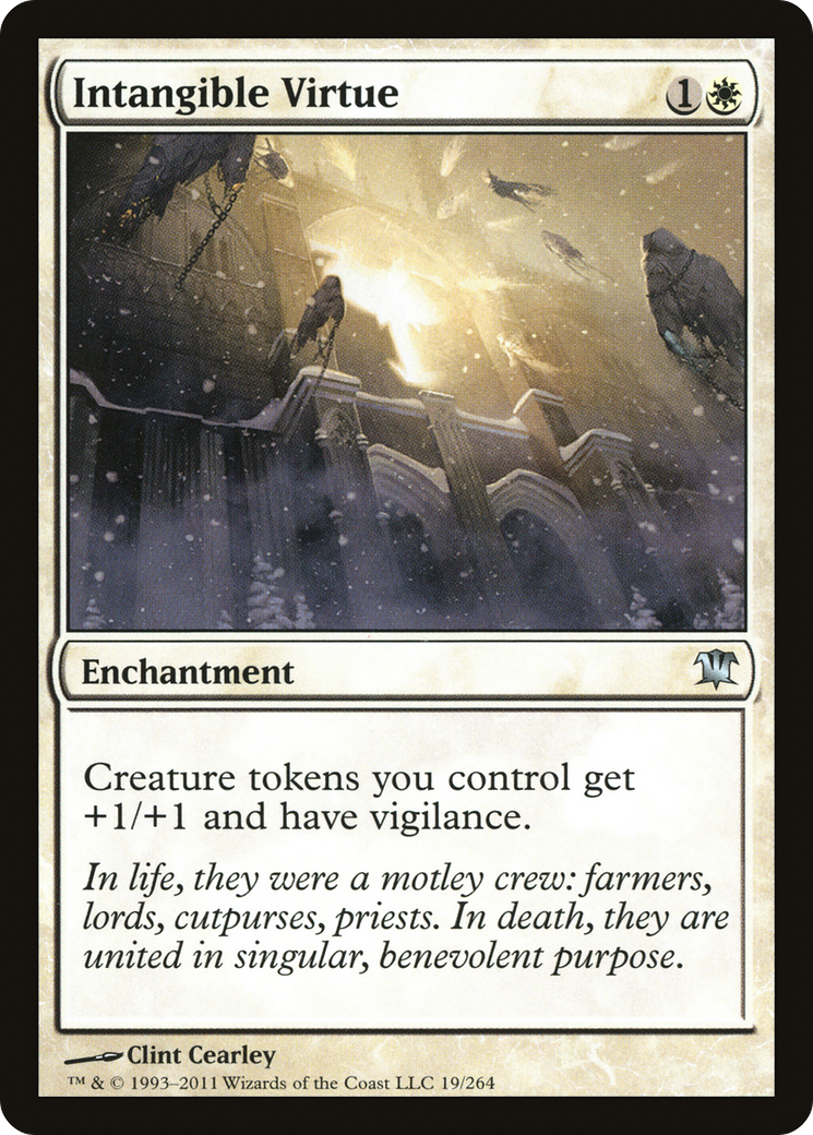 Intangible Virtue (ISD-019) [Innistrad] Foil