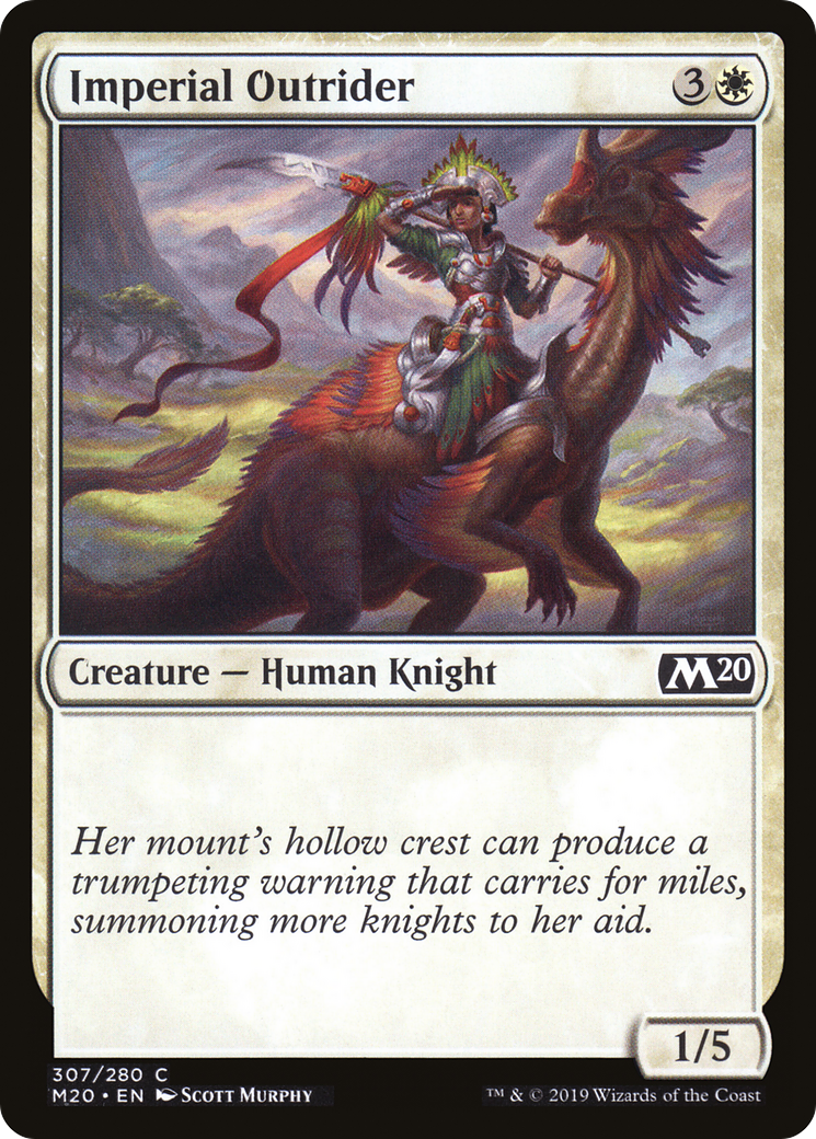 Imperial Outrider (M20-307) [Core Set 2020]