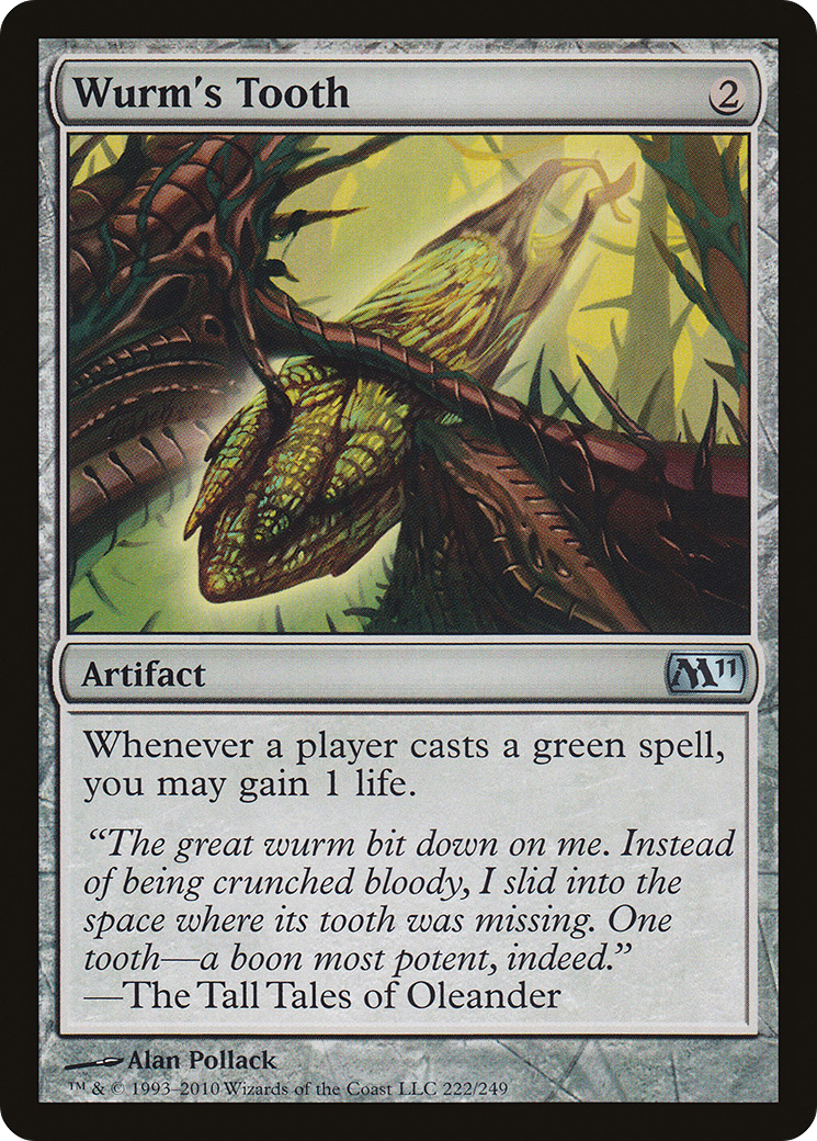 Wurm's Tooth (M11-222) [Magic 2011] Foil