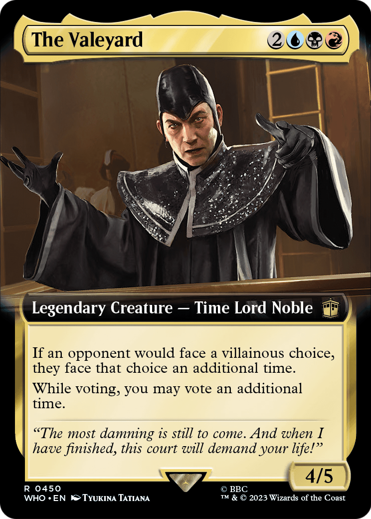 The Valeyard (Extended Art) (WHO-450) [Doctor Who]