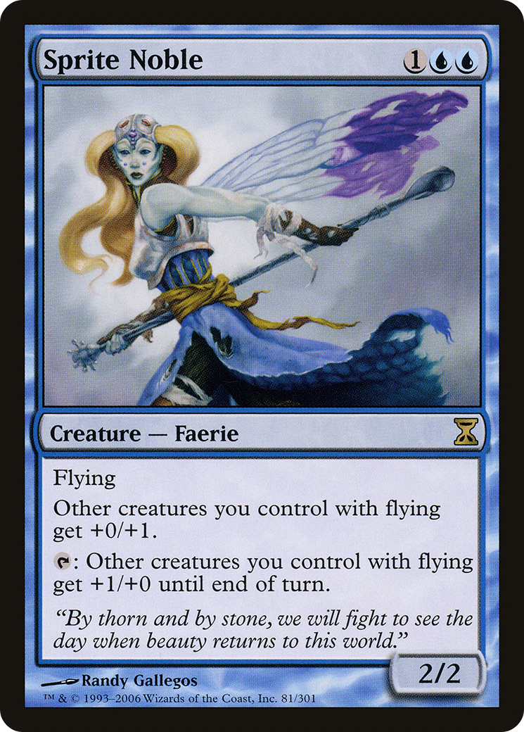 Sprite Noble (TSP-081) [Time Spiral] Foil