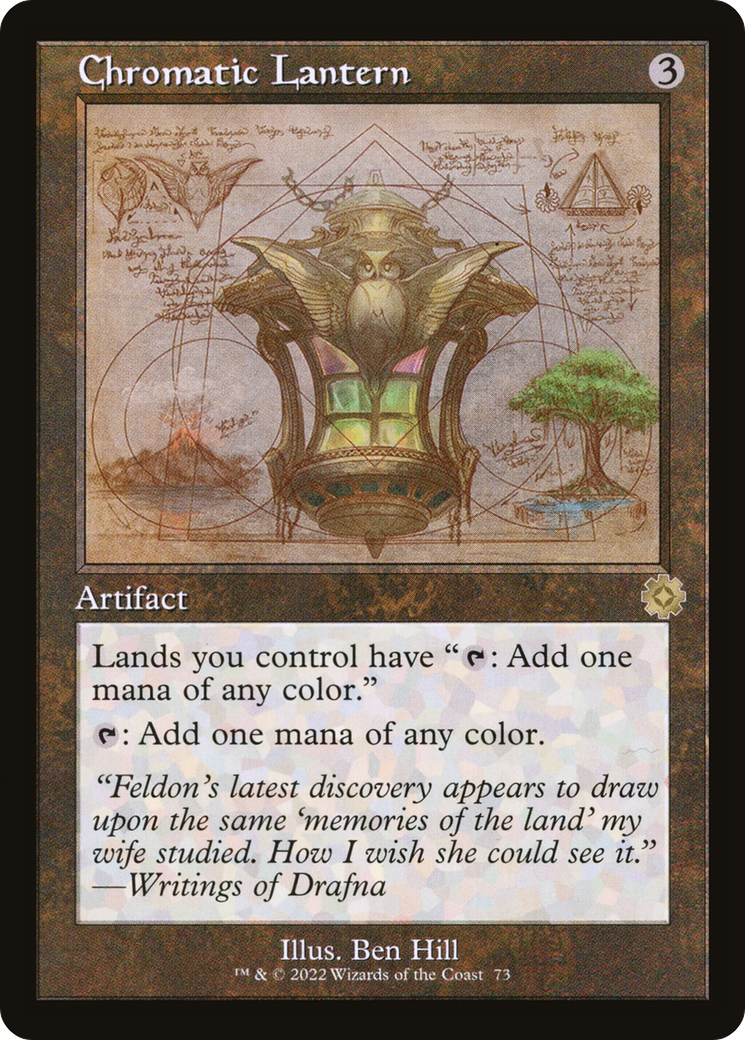 Chromatic Lantern (Schematic) (BRR-073) [The Brothers' War Retro Artifacts]