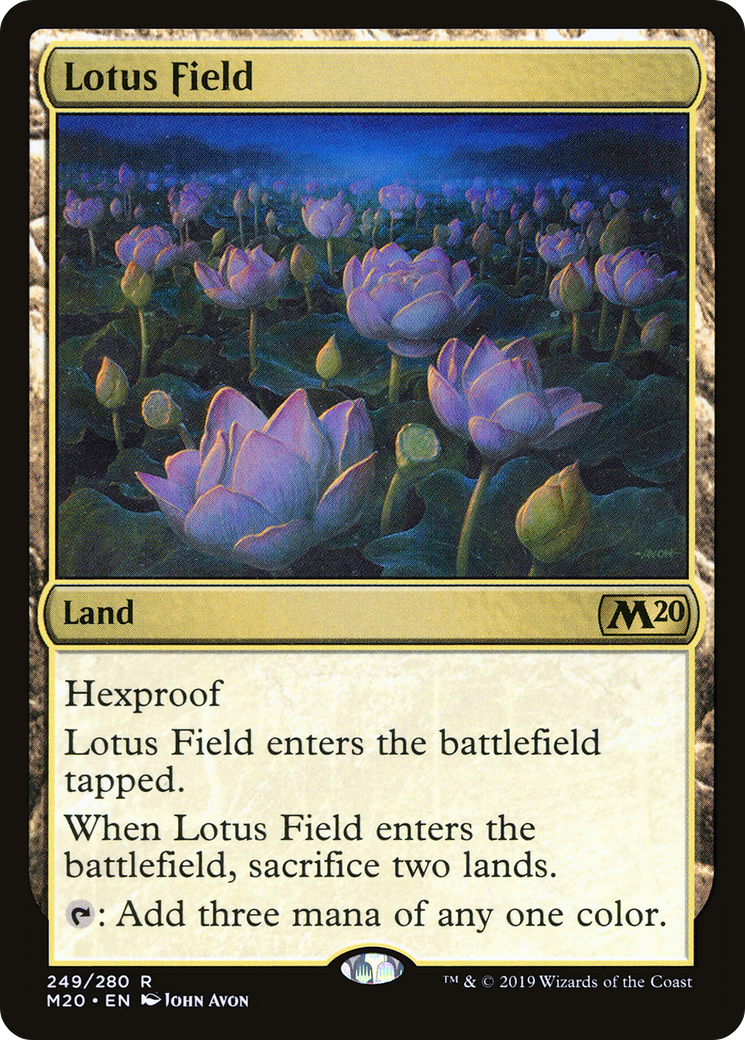 Lotus Field (M20-249) [Core Set 2020] Foil