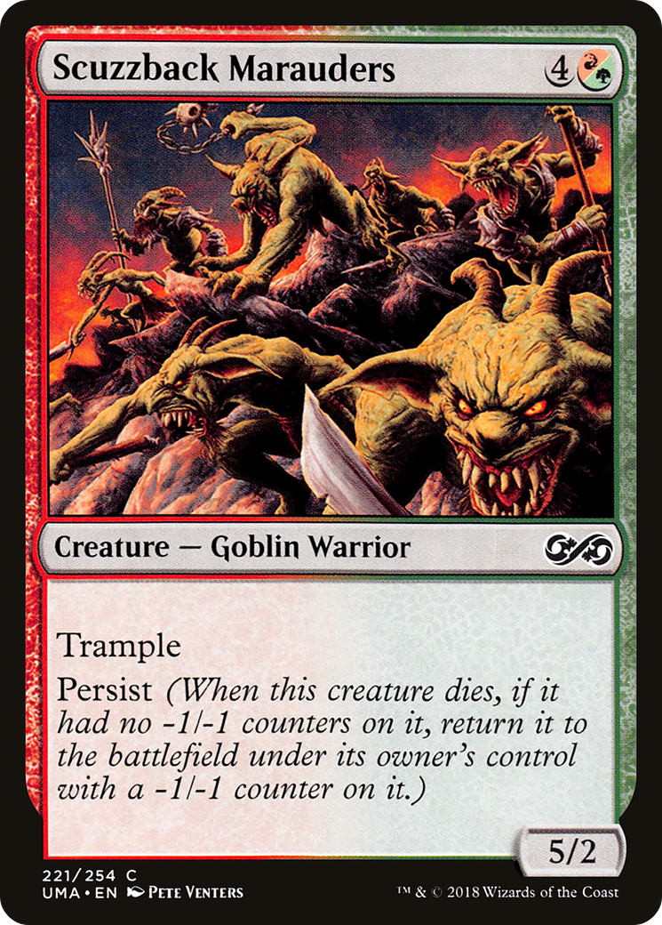 Scuzzback Marauders (UMA-221) [Ultimate Masters] Foil