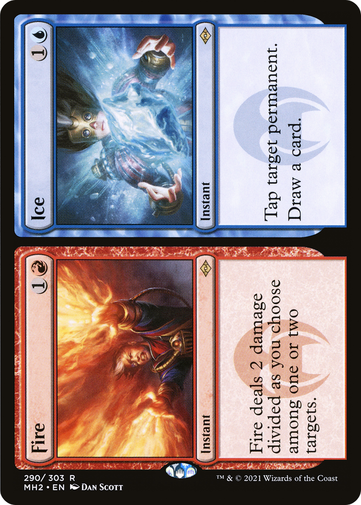 Fire // Ice (MH2-290) [Modern Horizons 2] Etched Foil
