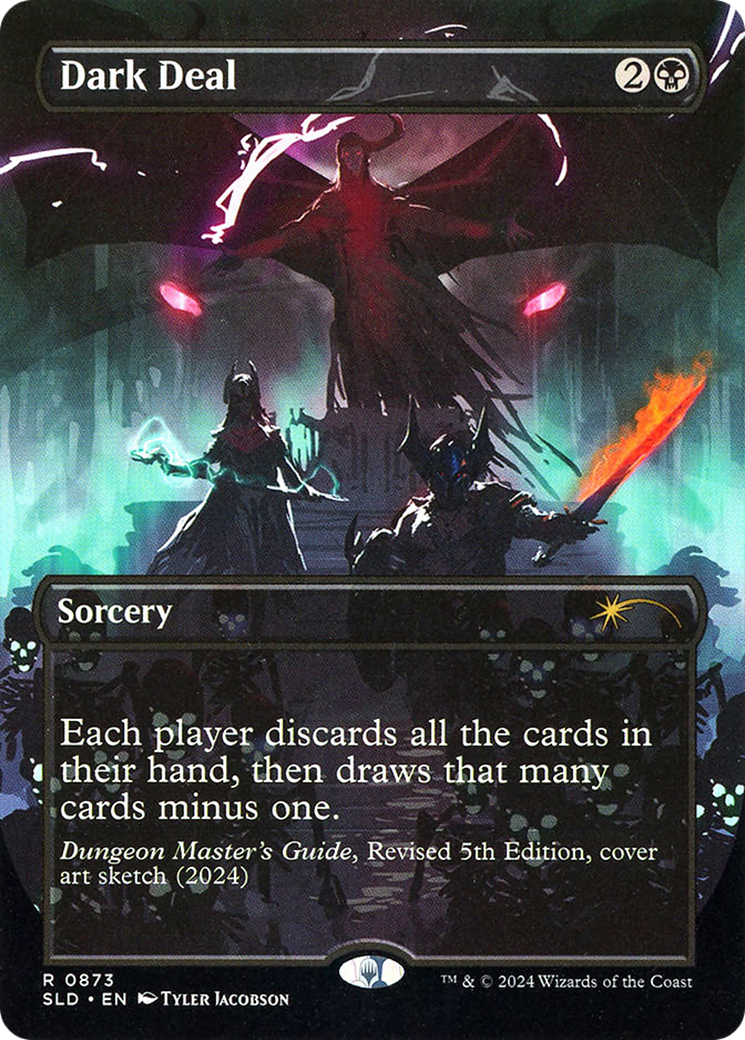 Dark Deal (SLD-873) (Borderless) [Secret Lair Drop] Foil