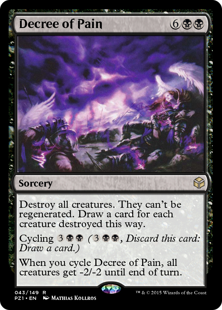 Decree of Pain (PZ1-043) [Legendary Cube Prize Pack] Foil