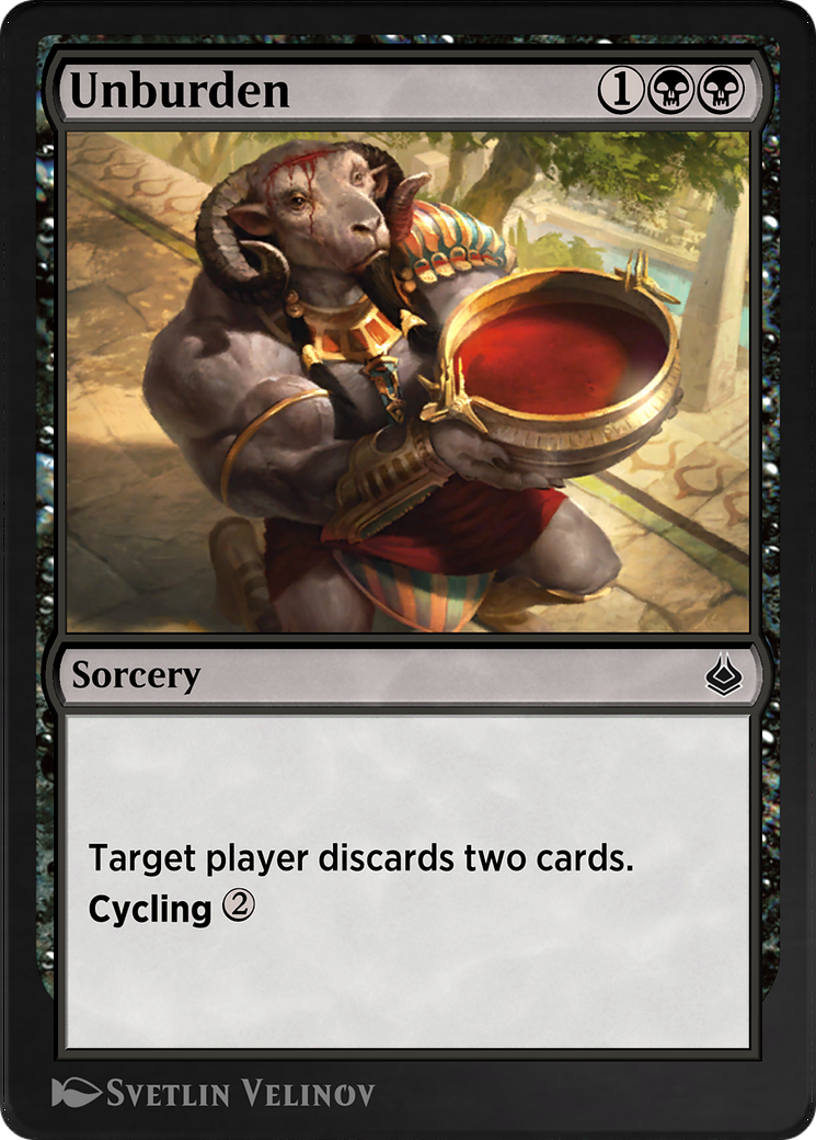 Unburden (AKR-131) [Amonkhet Remastered]