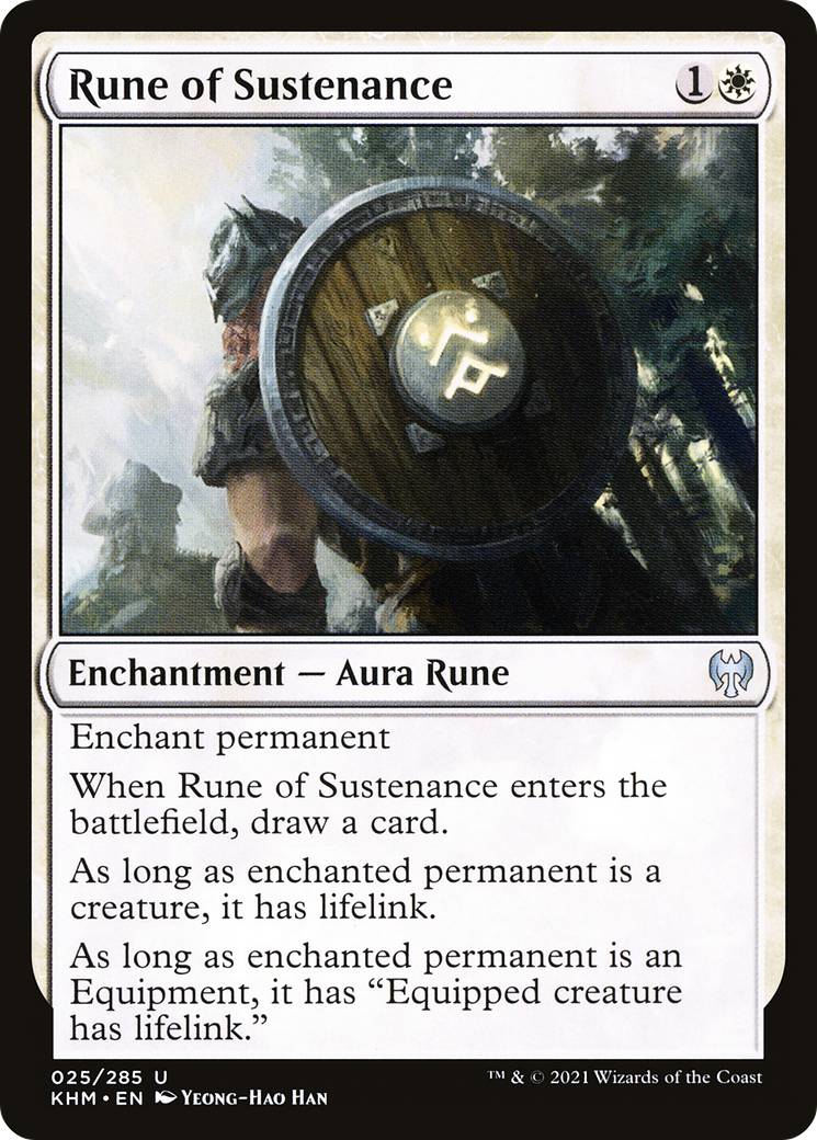 Rune of Sustenance (KHM-025) [Kaldheim]