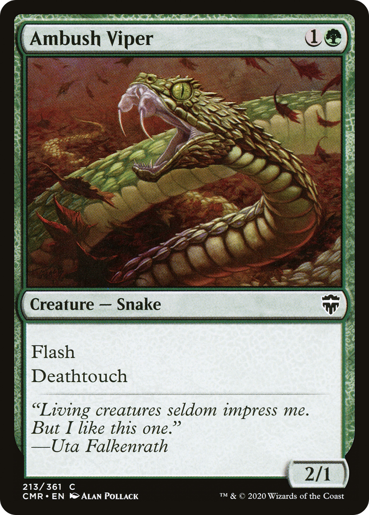 Ambush Viper (CMR-213) [Commander Legends]