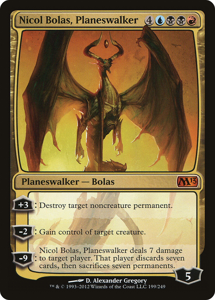 Nicol Bolas, Planeswalker (M13-199) [Magic 2013]