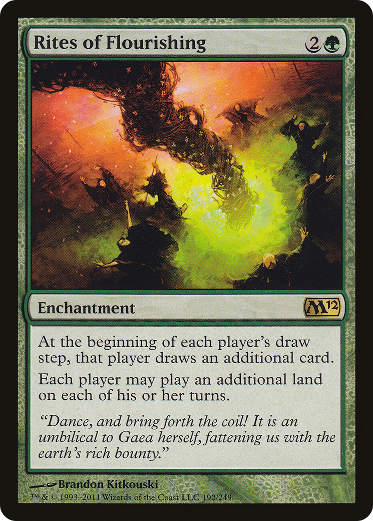 Rites of Flourishing (M12-192) [Magic 2012] Foil