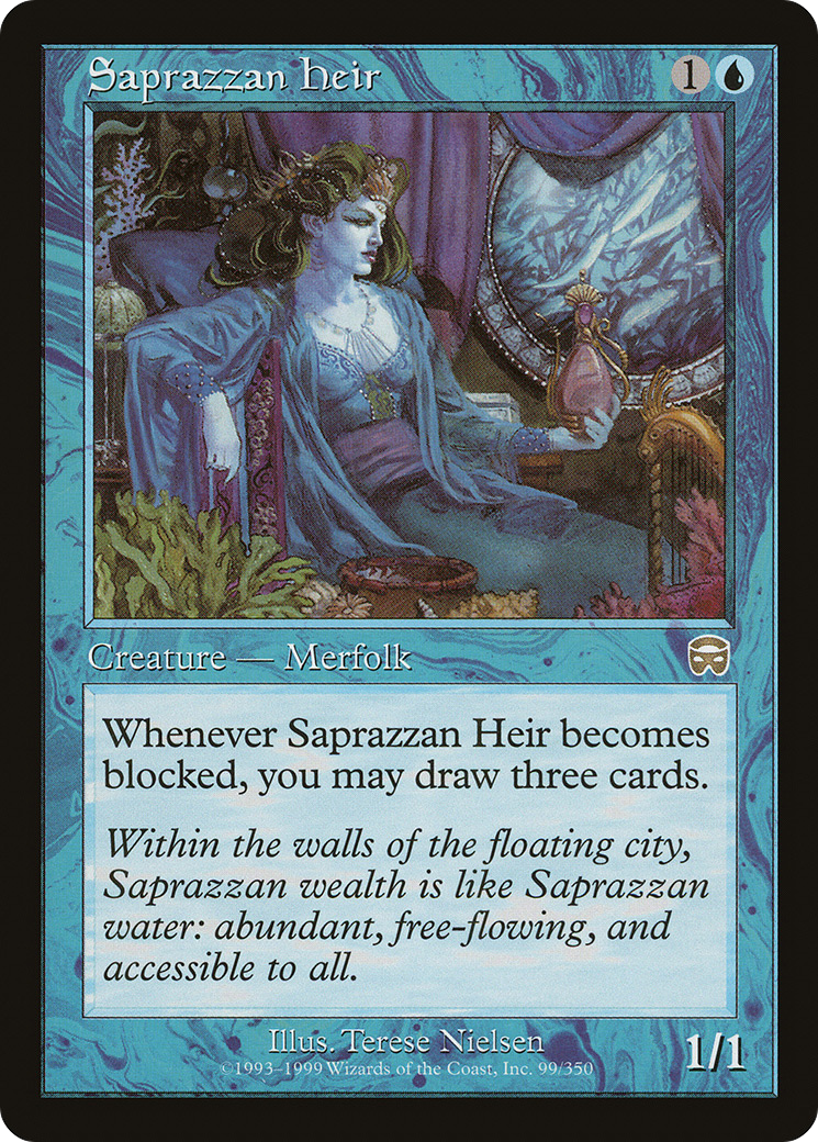 Saprazzan Heir (MMQ-099) [Mercadian Masques] Foil