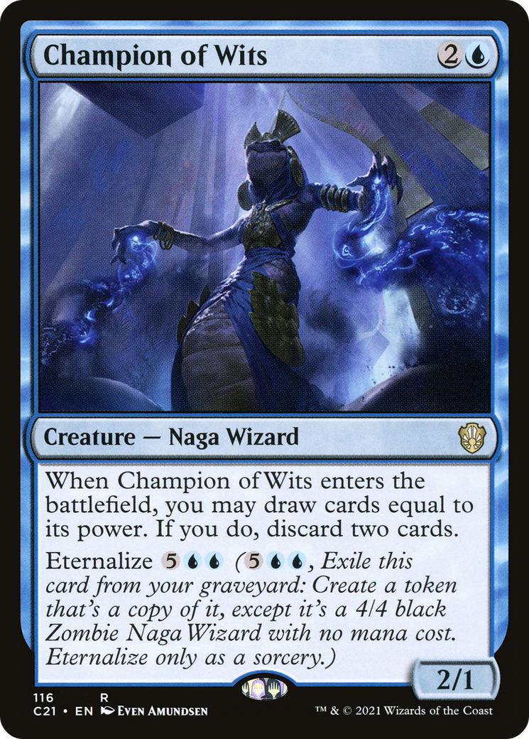 Champion of Wits (C21-116) [Commander 2021]