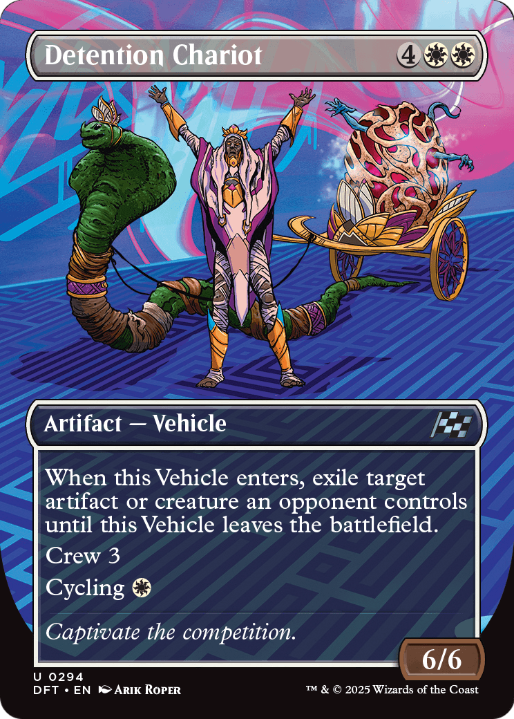 Detention Chariot (Borderless) (DFT-294) [Aetherdrift]