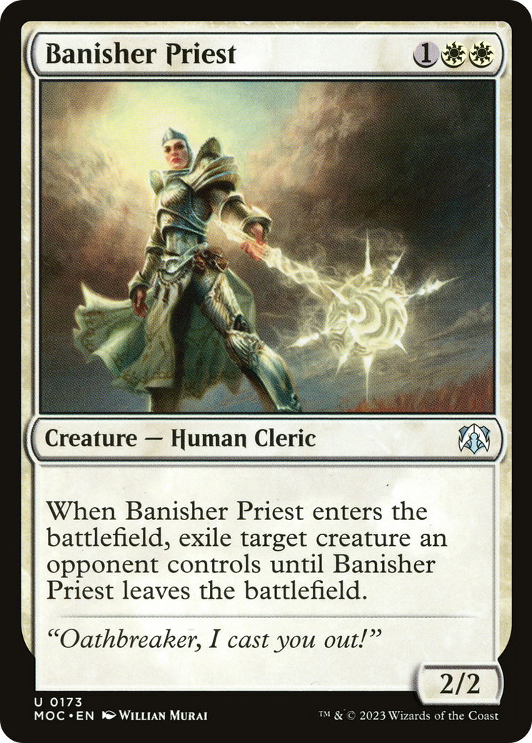 Banisher Priest (MOC-173) [March of the Machine Commander]