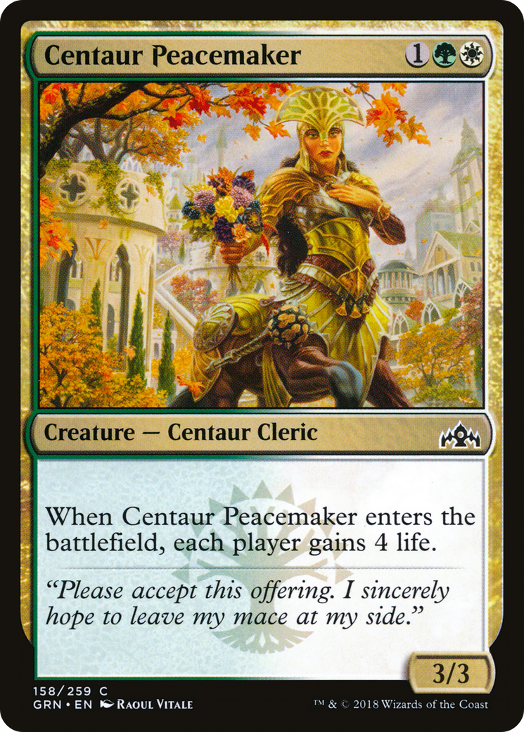 Centaur Peacemaker (GRN-158) [Guilds of Ravnica] Foil