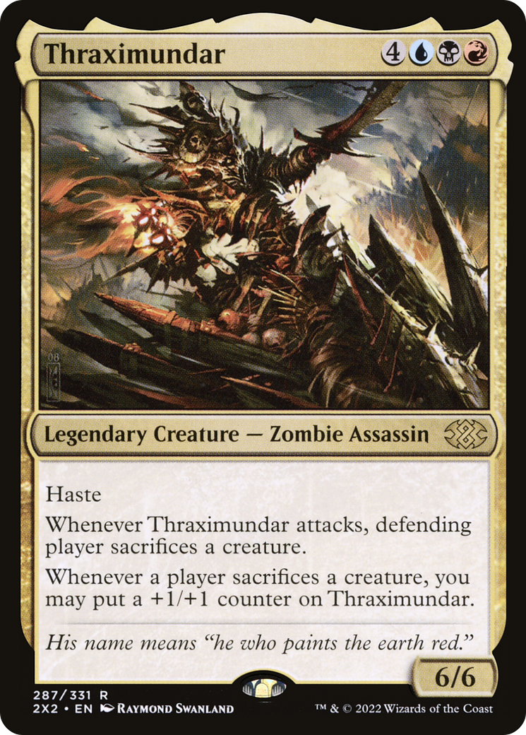 Thraximundar (2X2-287) [Double Masters 2022] Foil