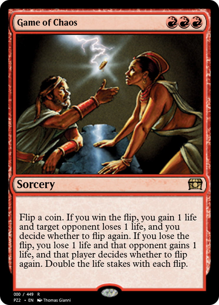 Game of Chaos (PZ2-65821) [Treasure Chest] Foil