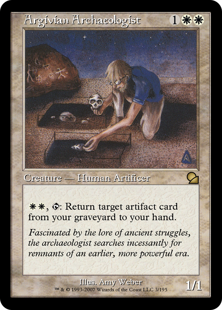 Argivian Archaeologist (ME1-003) [Masters Edition] Foil