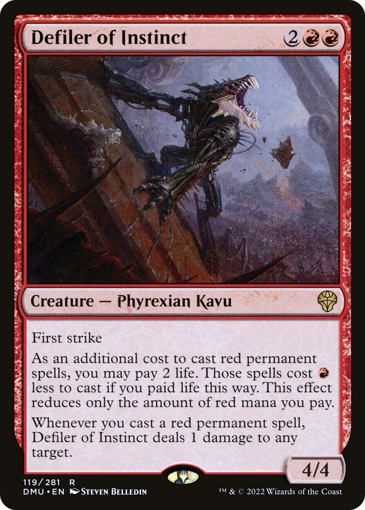 Defiler of Instinct (DMU-119) [Dominaria United] Foil