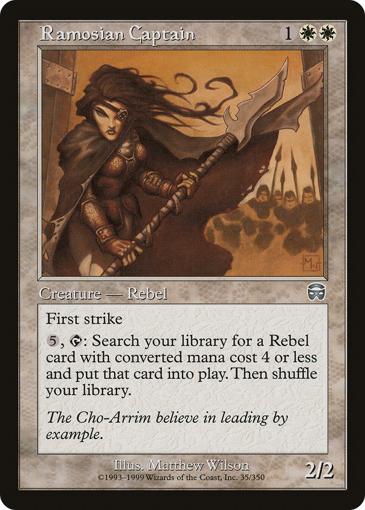Ramosian Captain (MMQ-035) [Mercadian Masques] Foil