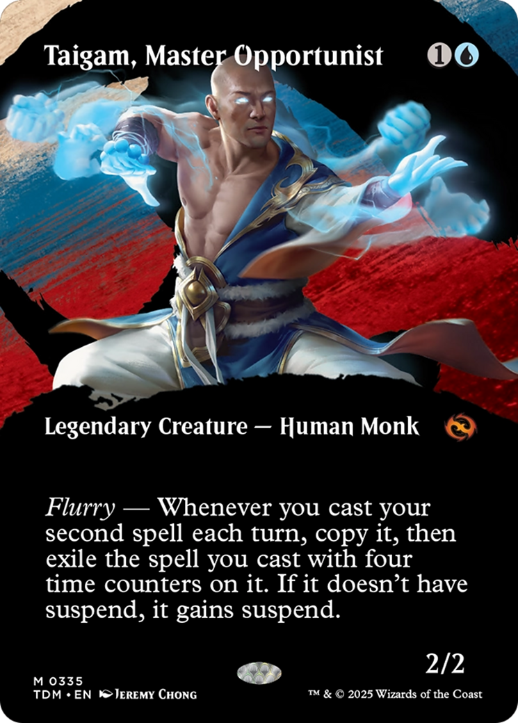 Taigam, Master Opportunist (Borderless) (TDM-335) (Showcase) [Tarkir: Dragonstorm]