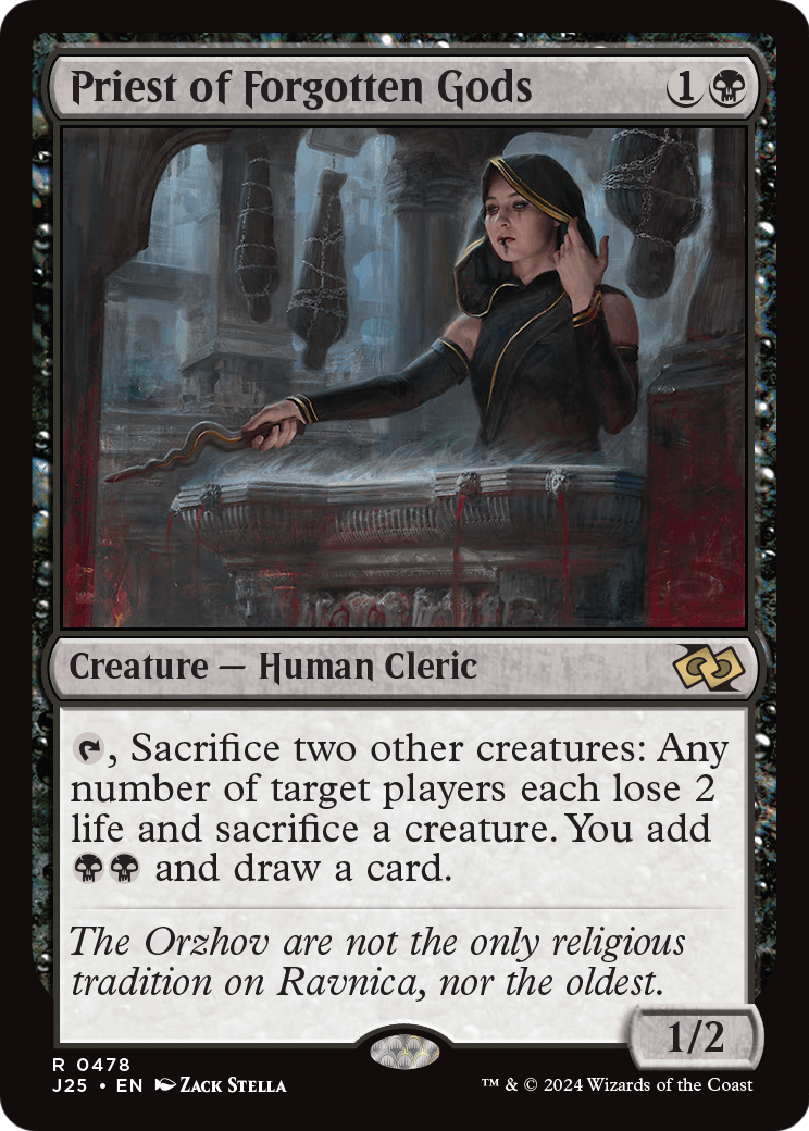 Priest of Forgotten Gods (J25-478) [Foundations Jumpstart]