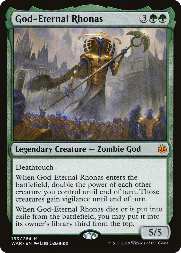 God-Eternal Rhonas (WAR-163) [War of the Spark] Foil