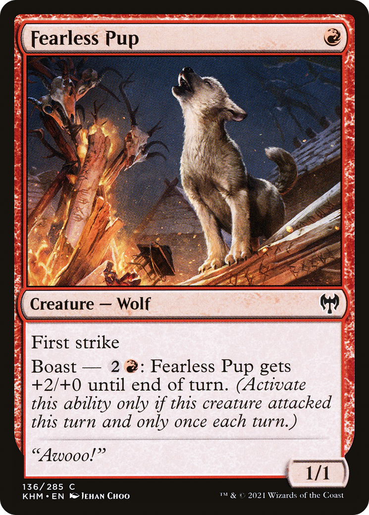 Fearless Pup (KHM-136) [Kaldheim]
