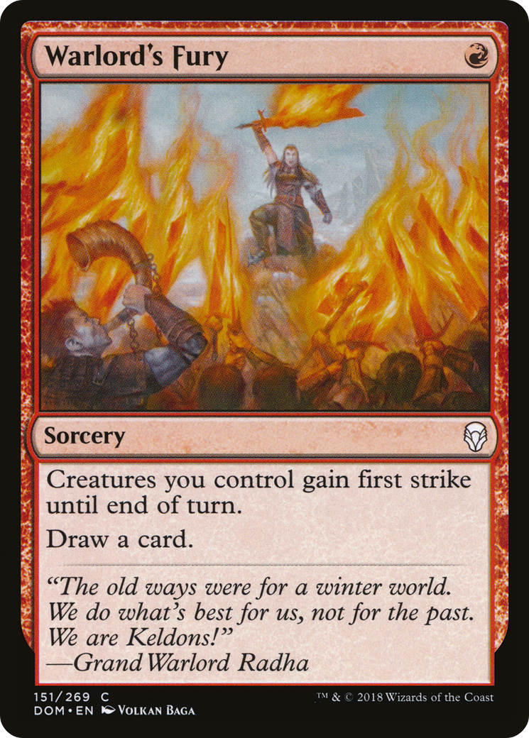 Warlord's Fury (DOM-151) [Dominaria]