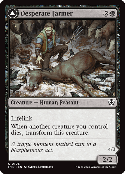 Desperate Farmer (INR-105) [Innistrad Remastered] Foil