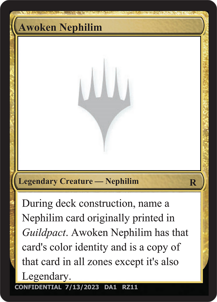 Awoken Nephilim (UNK-RZ11A) [Unknown Event]